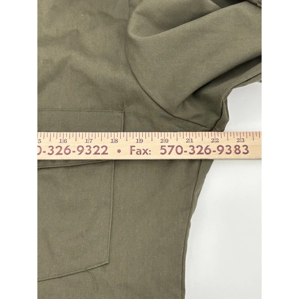 US‎ Army AF OG-507 Utility Shirt Olive Green Military Fatigue Press Vintage NEW